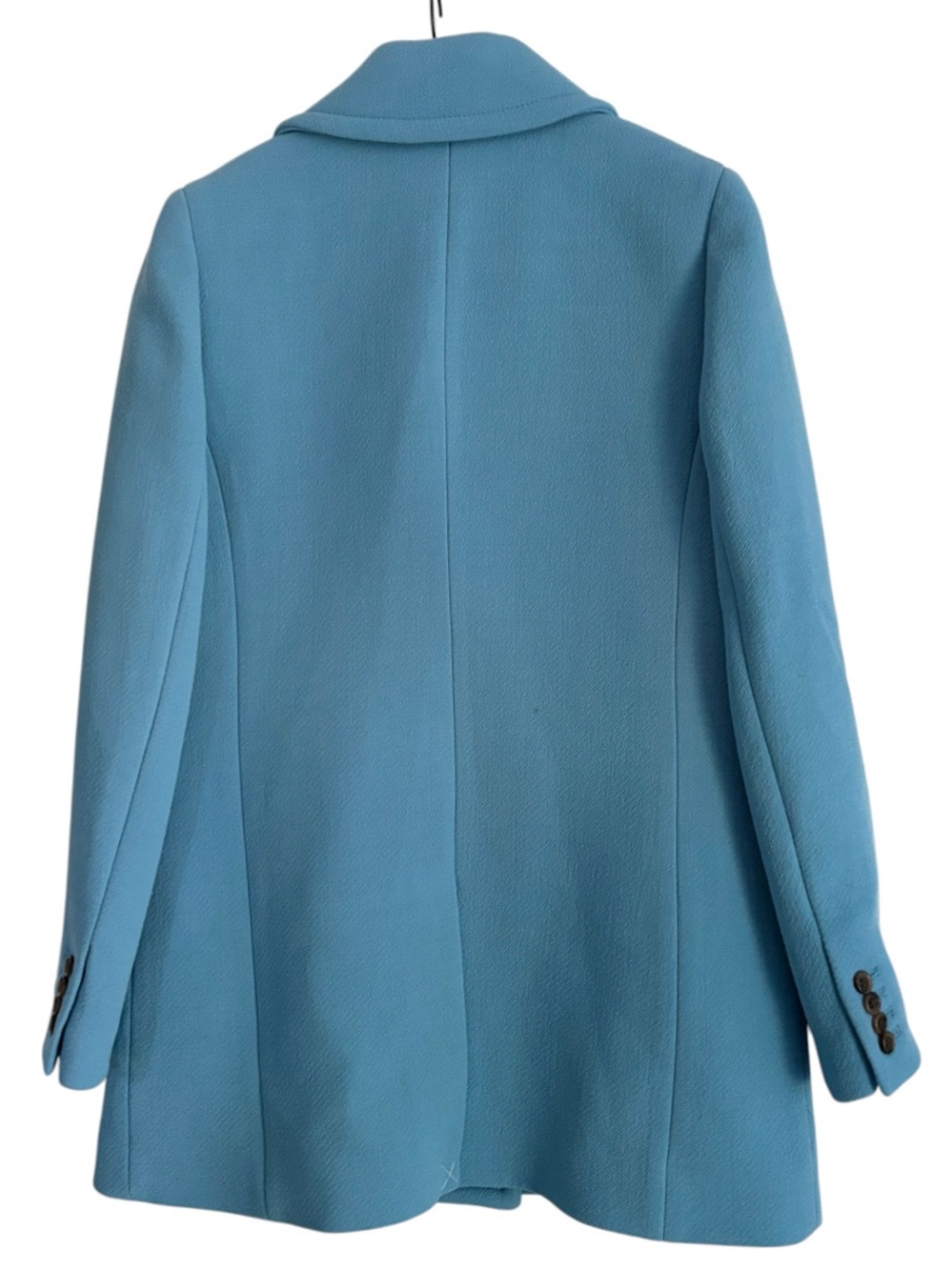 J CREW Majesty Blue Double Breasted Wool Blend Coat NEW Size 6 - Picture 3 of 6